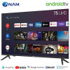 아남 AMG-7500BS 189cm(75인치) 구글 안드로이드 TV 스탠드형 TV 사운드바패키지 &amp;gt; 영상가전