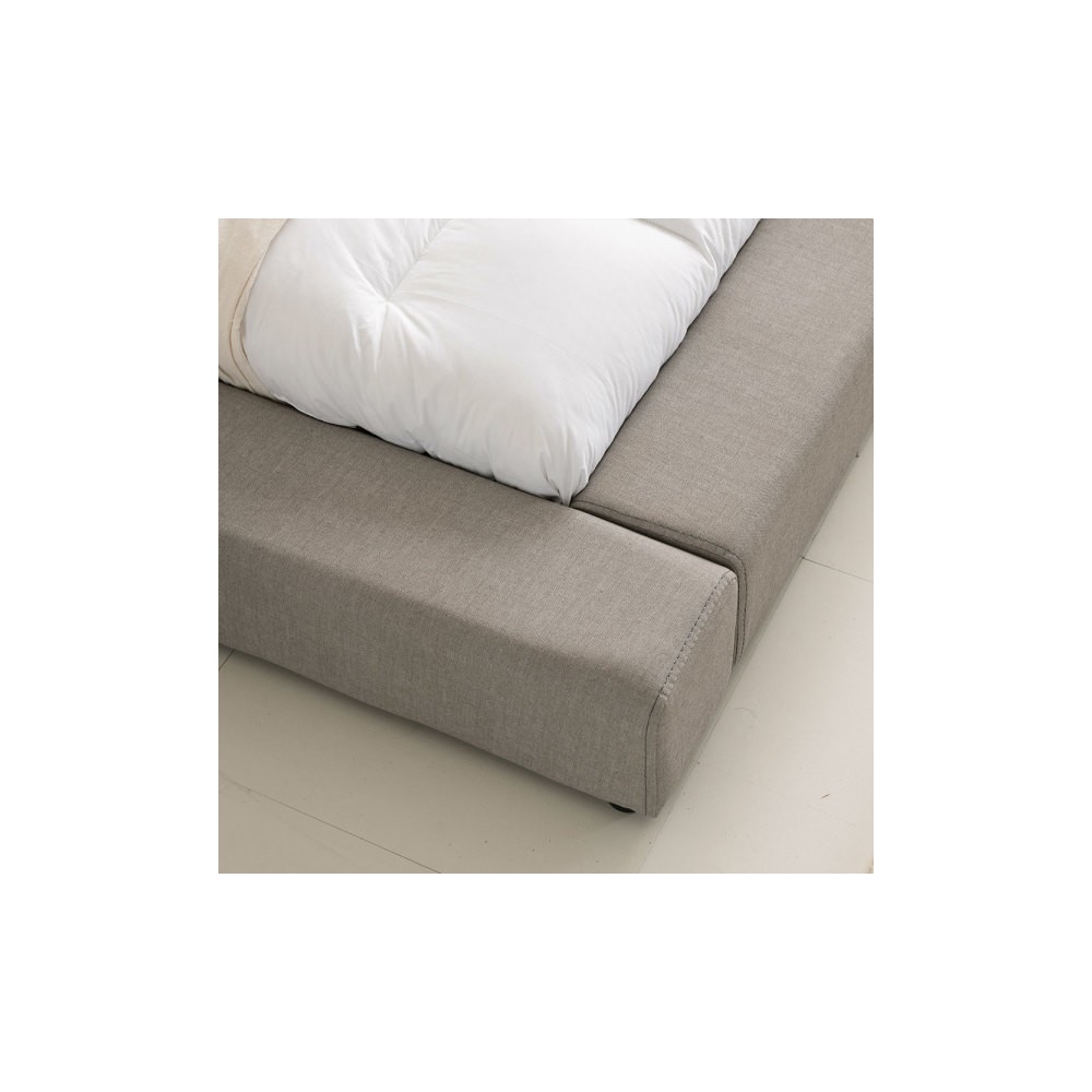 상일리베가구 큐브 저상형 낮은 가죽 침대 SS/Q