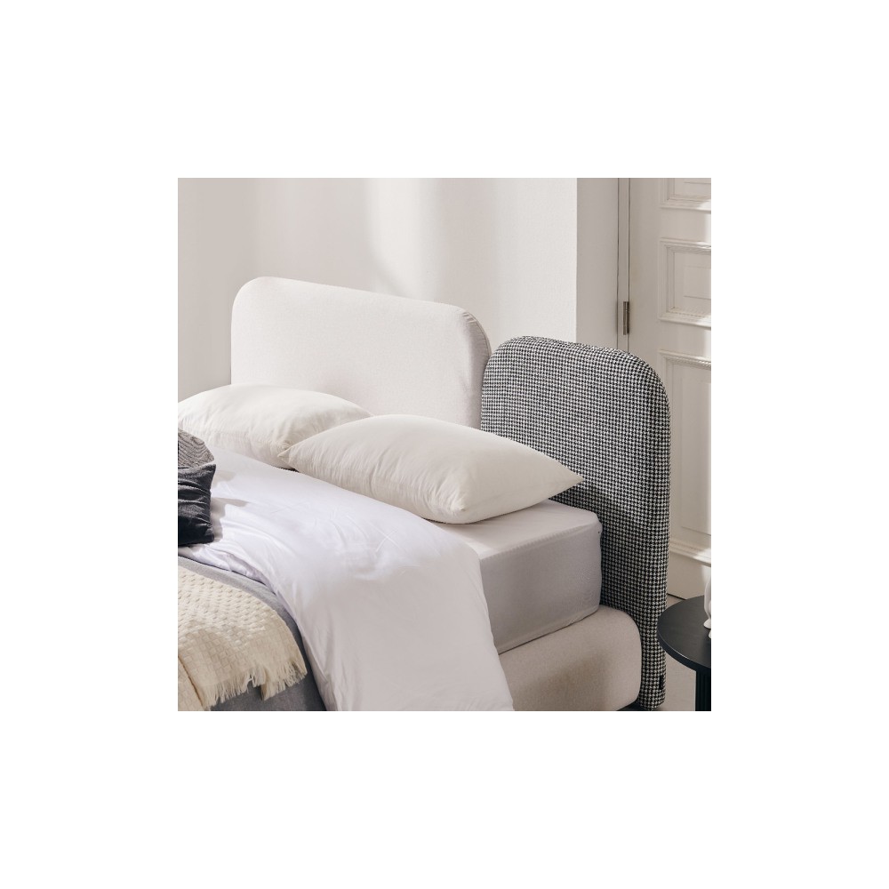 상일리베가구 뮤엘 부클레 패브릭 호텔 평상형 퀸침대 프레임 Q (매트리스 선택)