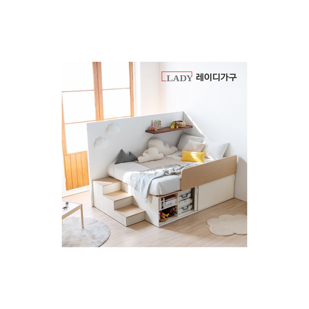 (10%쿠폰) 모노 빅 슬라이딩 평상형 수납침대 SS/Q