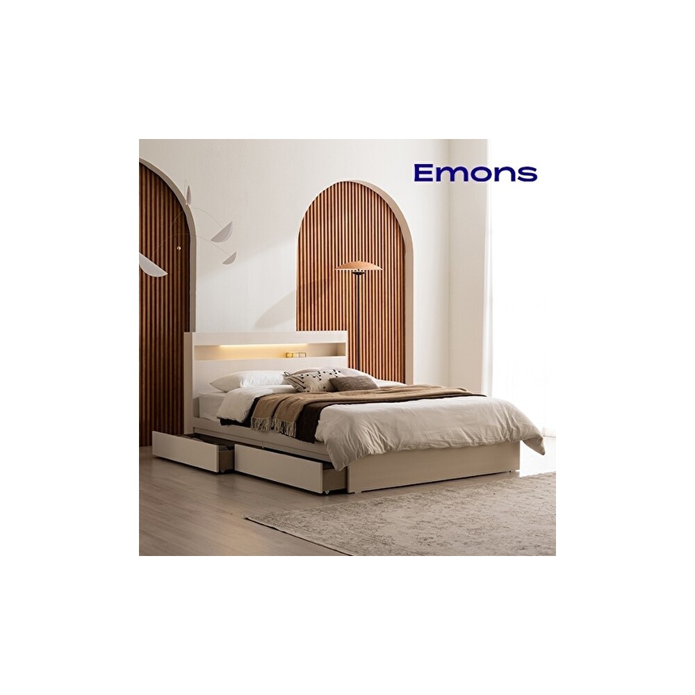 에몬스 클레어 에디션 침대 슈퍼싱글(SS) (사은품 포니 2단 협탁)