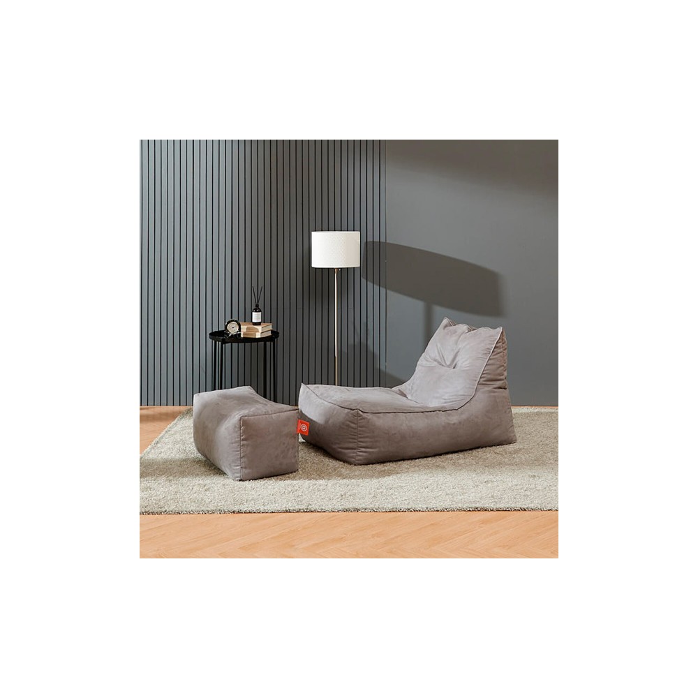 보니타 빈백 초대형 세인트 SS808 스웨이드 소파 (풋스툴세트) NEW컬러 구매시 전용사각쿠션 증정