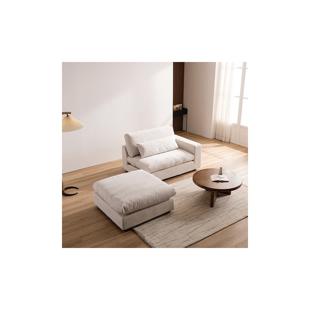 삼익가구 기간한정특가 폰드 아쿠아 패브릭 2인용 카우치 소파