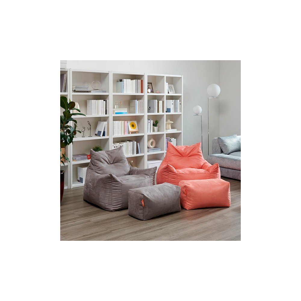 보니타 빈백 초대형 페르시안 SR803 스웨이드 소파 (풋스툴세트) NEW컬러 구매시 전용사각쿠션 증정