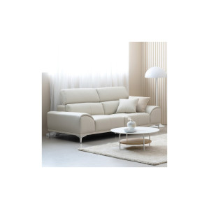 (10%쿠폰) 비비드 천연 통가죽 소파 3/4인