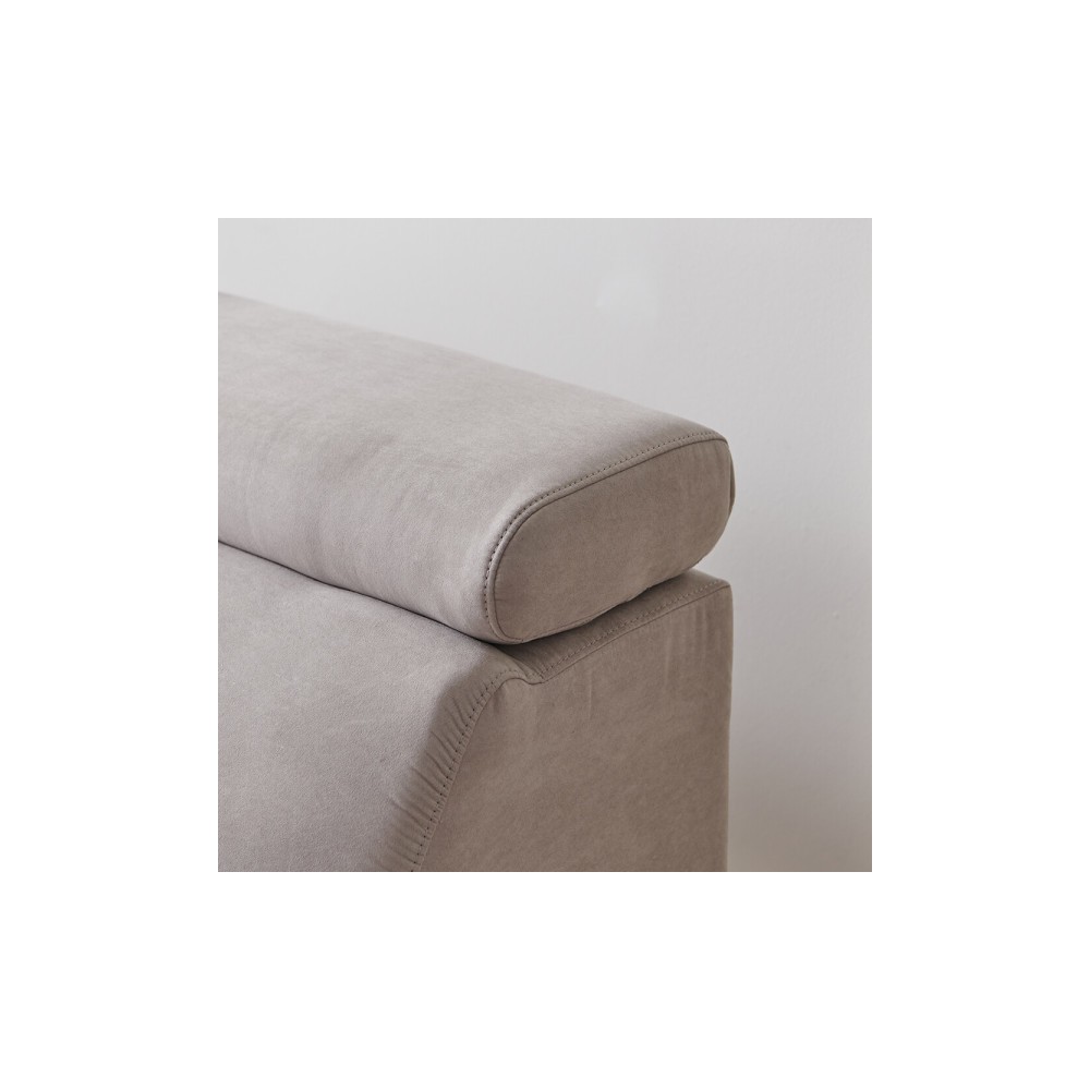 포유 아쿠아 패브릭 생활방수 3인용 쇼파 스툴포함