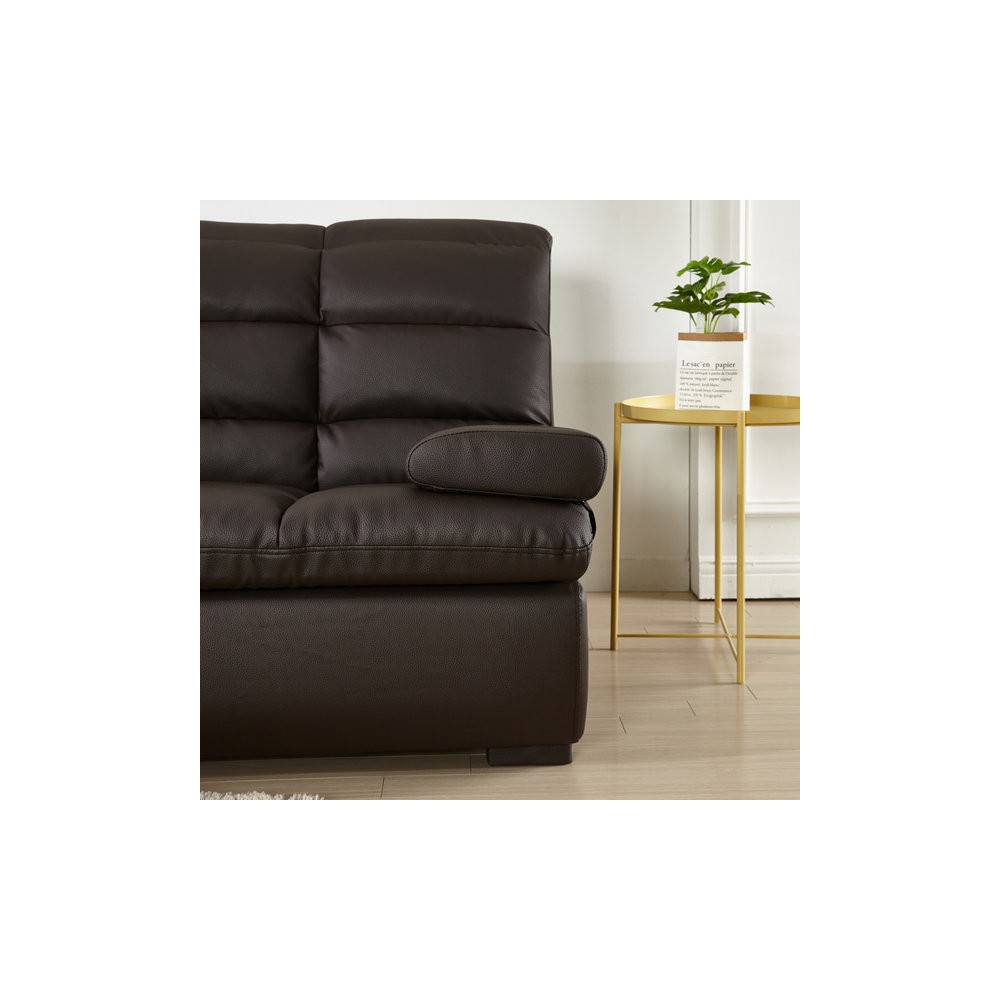 플로바움 바브린노2 2+1 카우치소파 20평대 가죽 3인용소파 다리 뻗고 TV보자