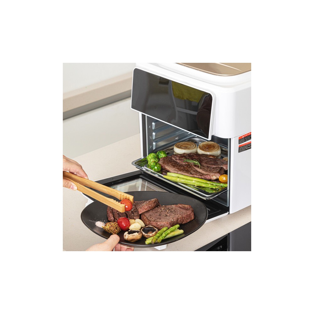 모어 세이보리 대용량 에어프라이어 로티세리 오븐형 18L LQFD