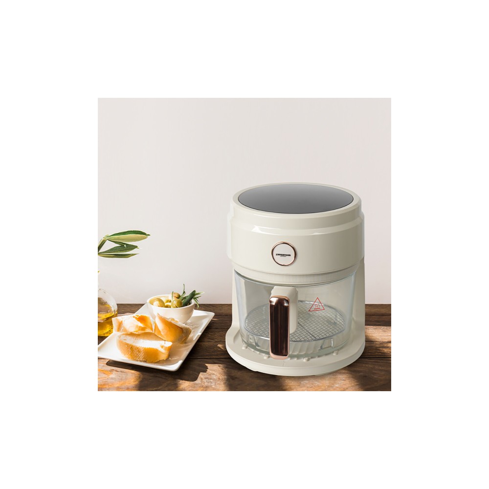 유리 글라스 에어프라이어 3.5L_짐머만 AF649VG / 미니 소형 가정용 원룸 캠핑 am_2024년형 신상품