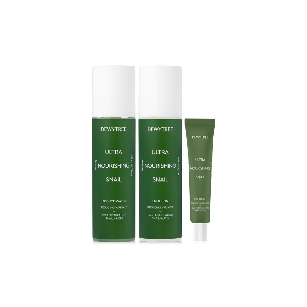 스네일 스킨+로션+아이크림 본품 증정 / 여성 기초화장품 세트