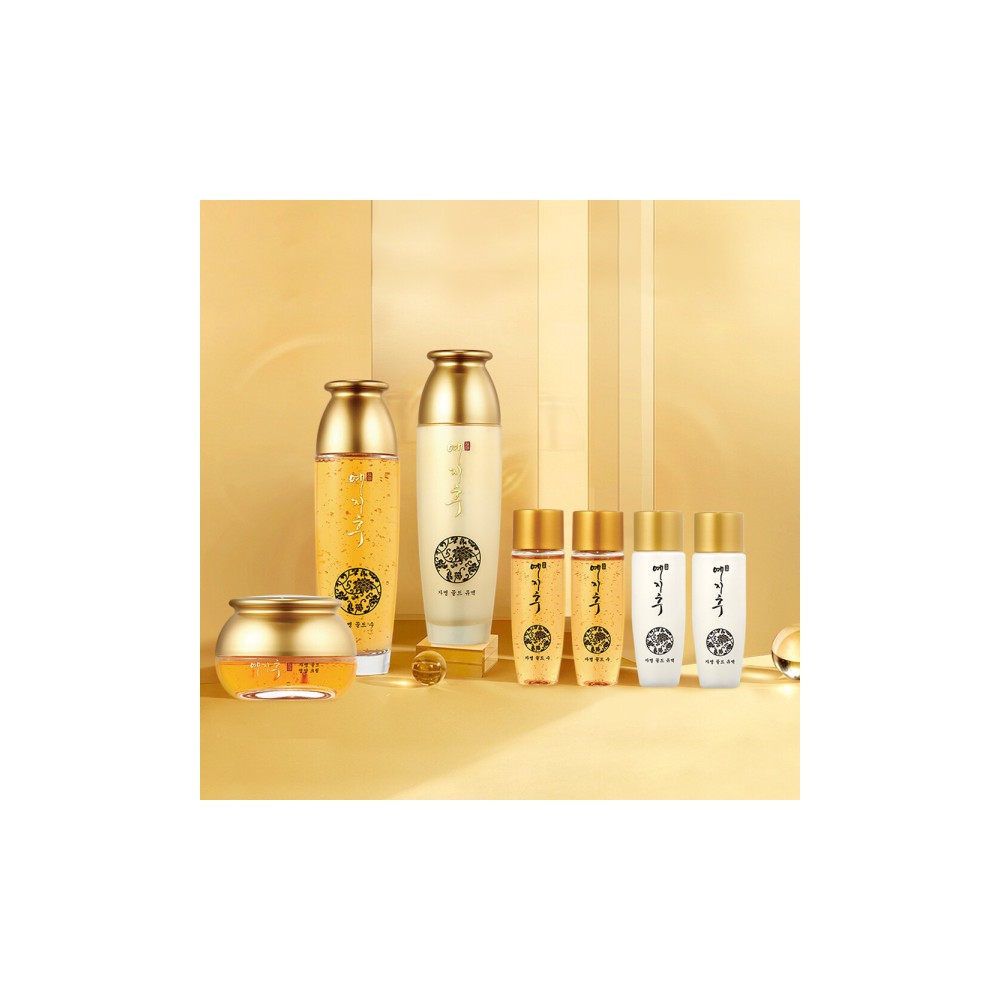 예지후 한방 골드 5종세트 스킨 로션 앰플 에센스 영양크림 주름개선 기초화장품세트 마스크팩 추가증정