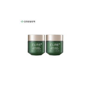 (1+1)(15+10%쿠폰+사은품) 김정문알로에 큐어 하이드라 릴리프 크림 익스트림 50g