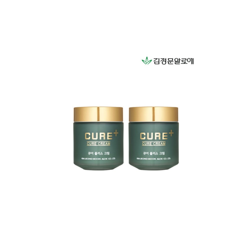 (1+1)(15+10%쿠폰+사은품) 김정문알로에 큐어 플러스 크림 80g