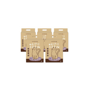 소미랑 고양이 두부모래 가는입자 라벤더향 7L 5팩