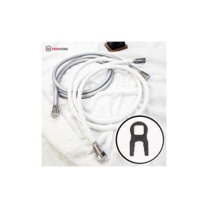 이로홈 100%국산 샤워기호스 교체 샤워호스 PVC 꼬임 물때방지 욕실 샤워줄 1.5m 2m 수전 베란다 화장실