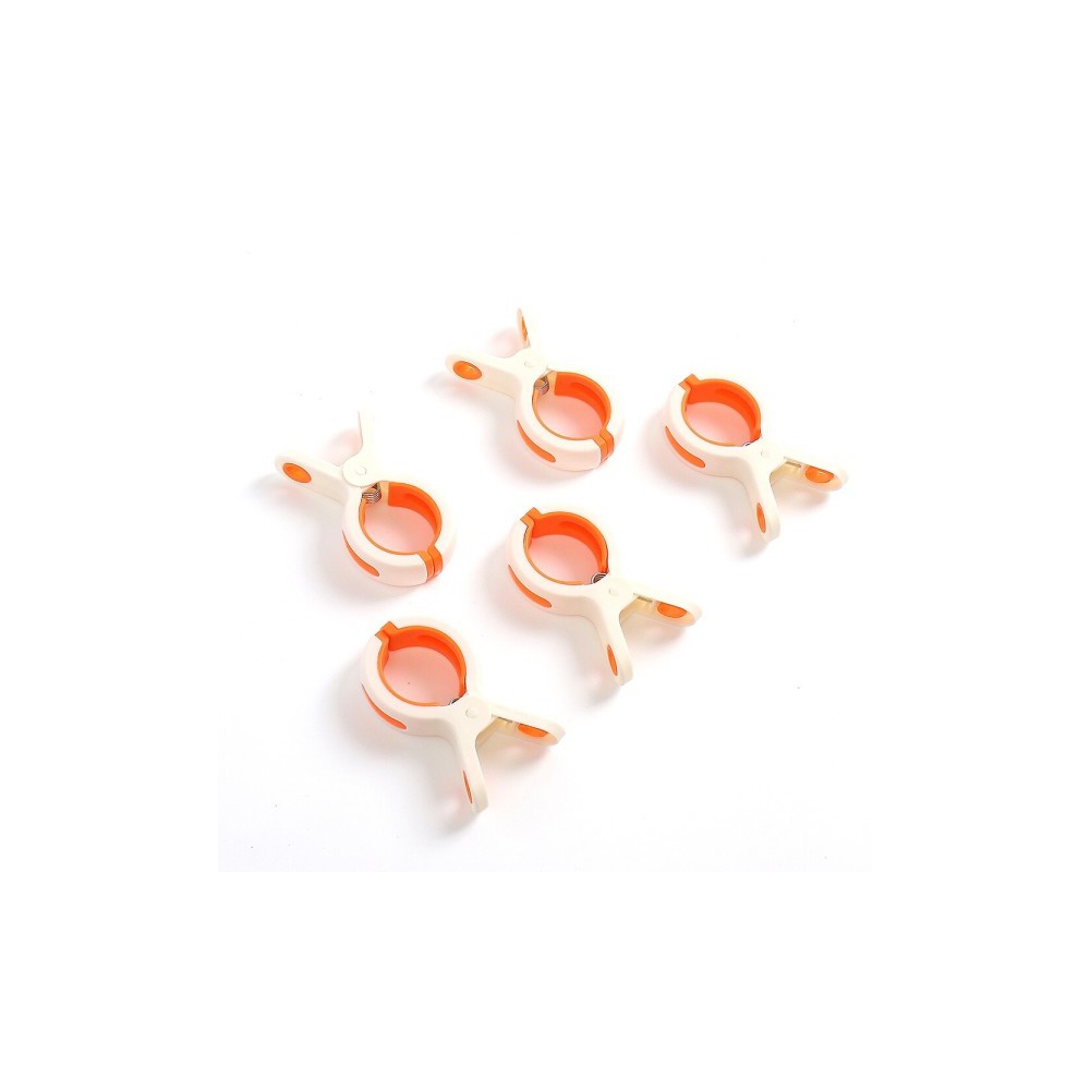 튼튼 대형 빨래집게 5p세트(오렌지)