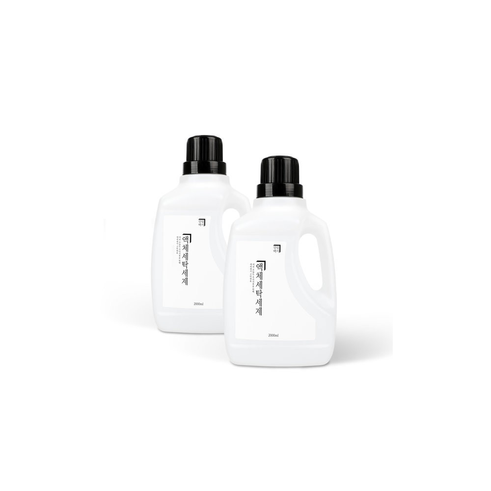 1+1 살림백서 세탁세제 액체세제 천연 유래98% 2L 드럼용 일반용 드럼 세탁기 대용량