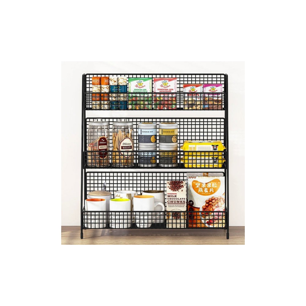 철재 3단 거실 주방 틈새 수납장 수납 선반 수납함