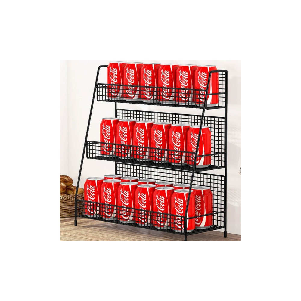 철재 3단 거실 주방 틈새 수납장 수납 선반 수납함