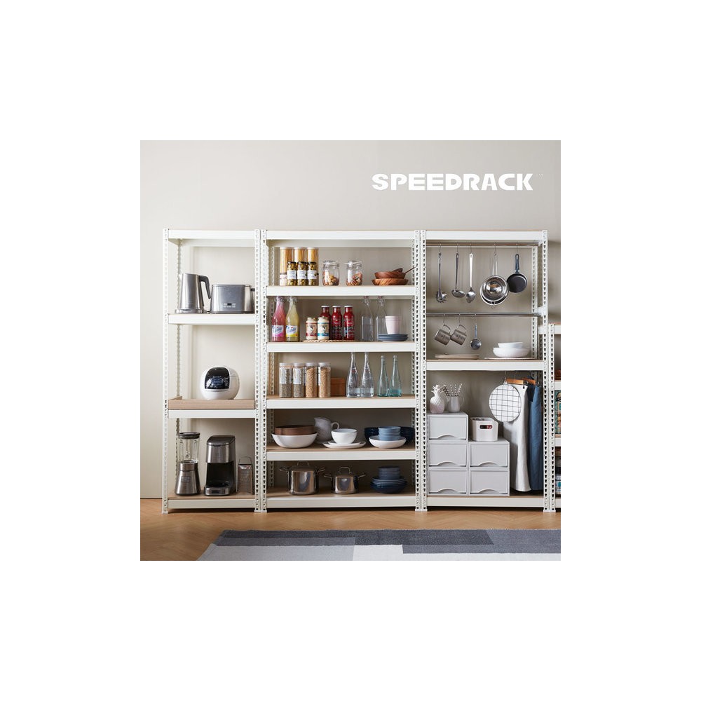 조립식 철제 앵글 수납 선반 랙 경량 베란다 수납장