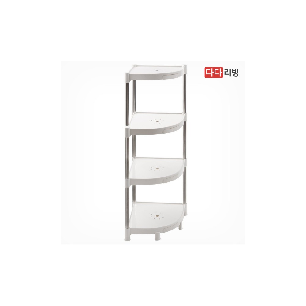 오밀조밀 코너정리대 4단 /욕실 화장실 베란다 화분