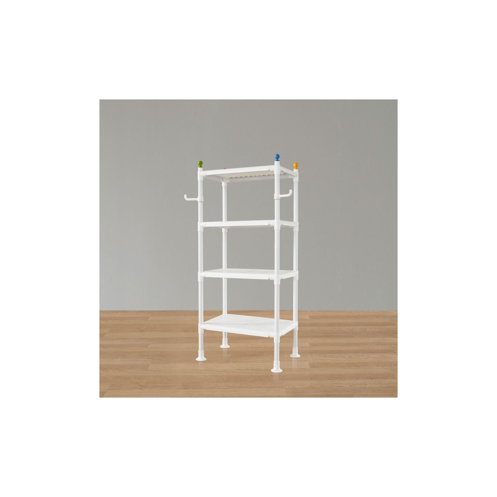 왕자 60 타공 선반 4단 행거 2024년 신제품 깔끔한 디자인 넉넉한 수납 튼튼한 품질