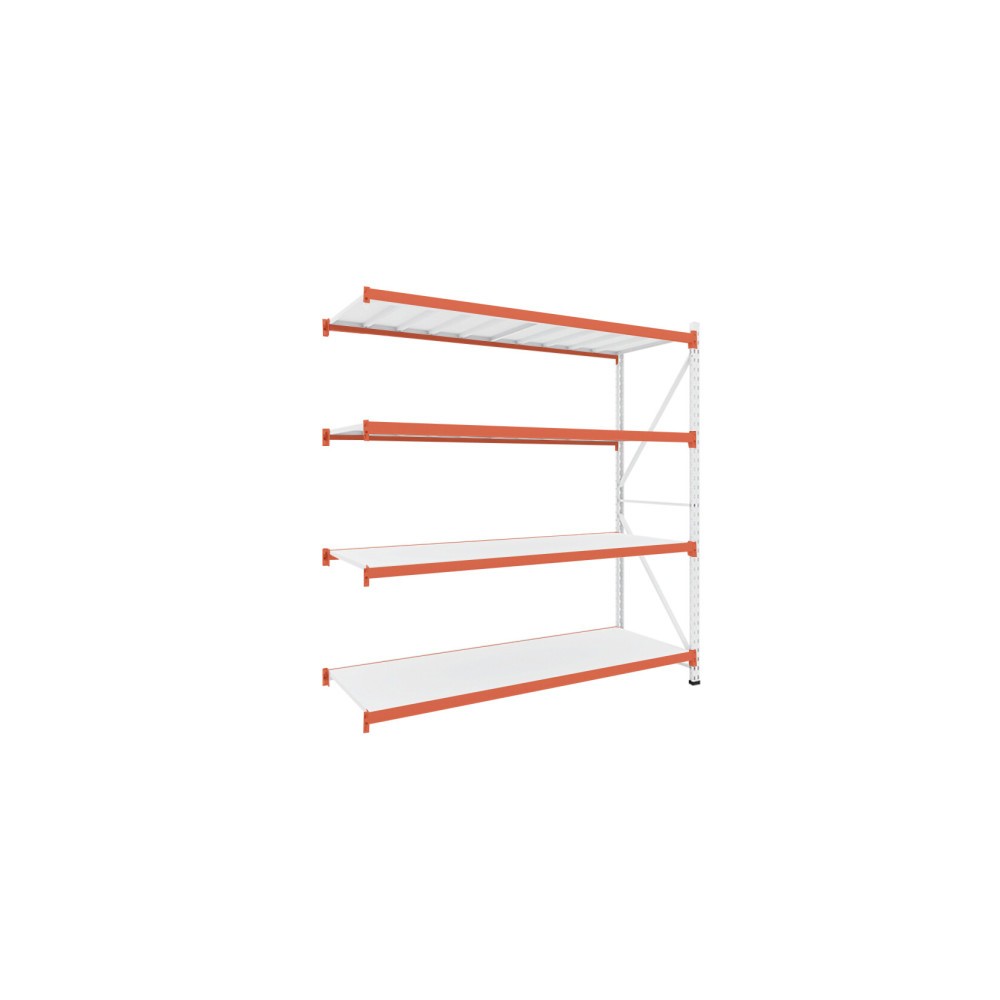 코어 중량랙 독립형 연결형 산업용 앵글 경량랙 파렛트랙 철제선반 4단 독립형
