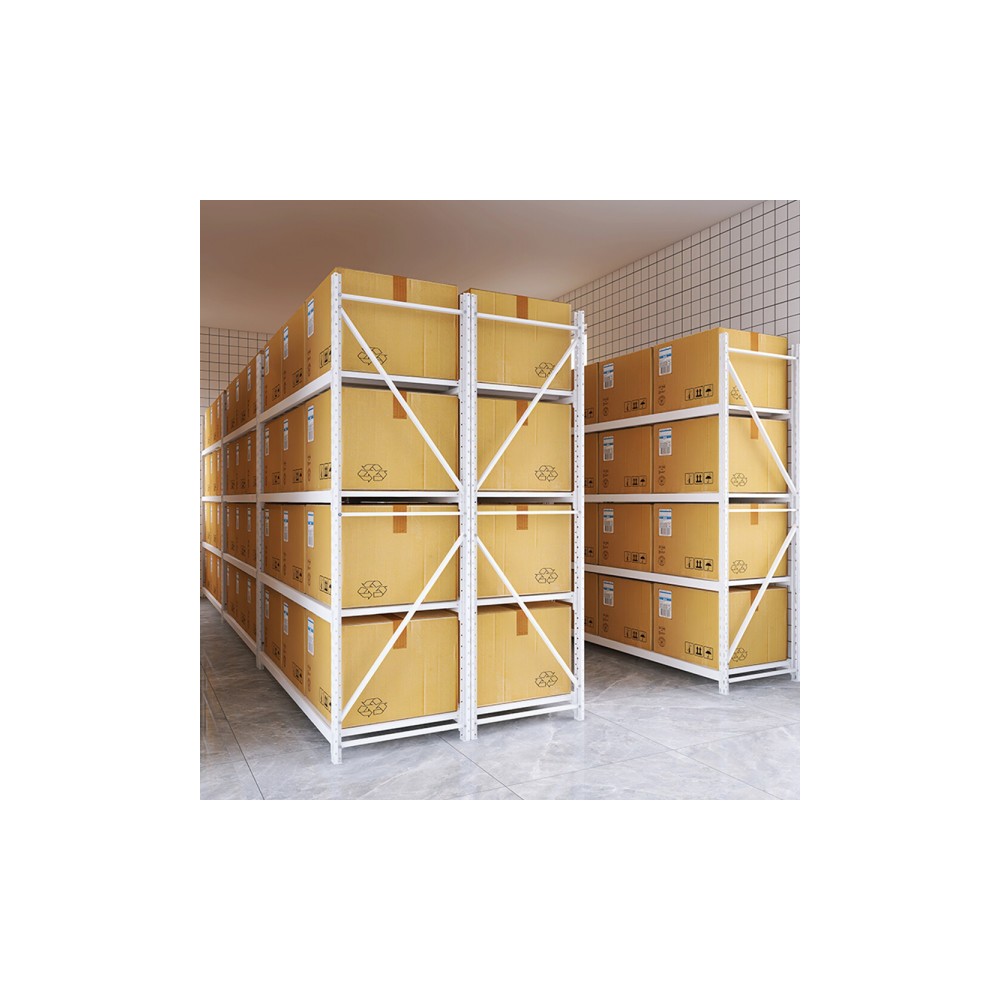 코어 중량랙 독립형 연결형 산업용 앵글 경량랙 파렛트랙 철제선반 4단 독립형