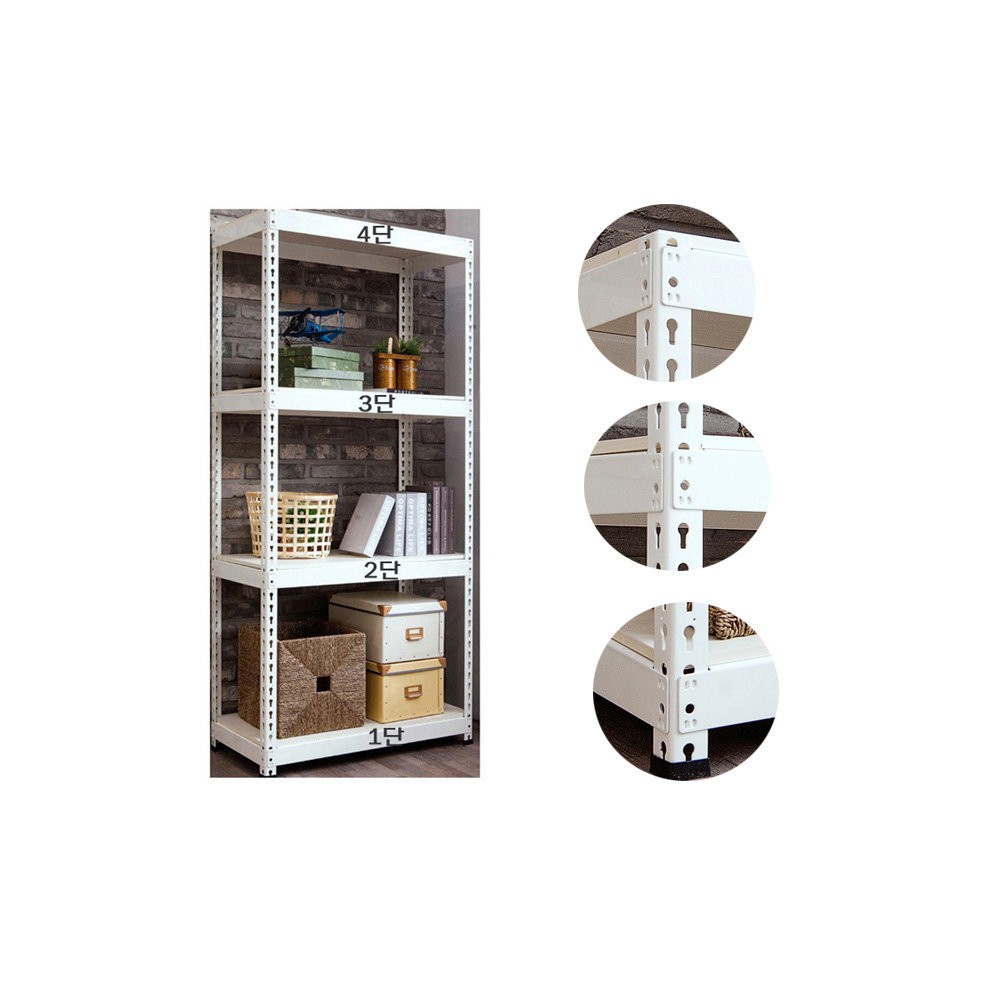 폴던스랙 무볼트 조립식앵글 주방욕실 베란다수납선반