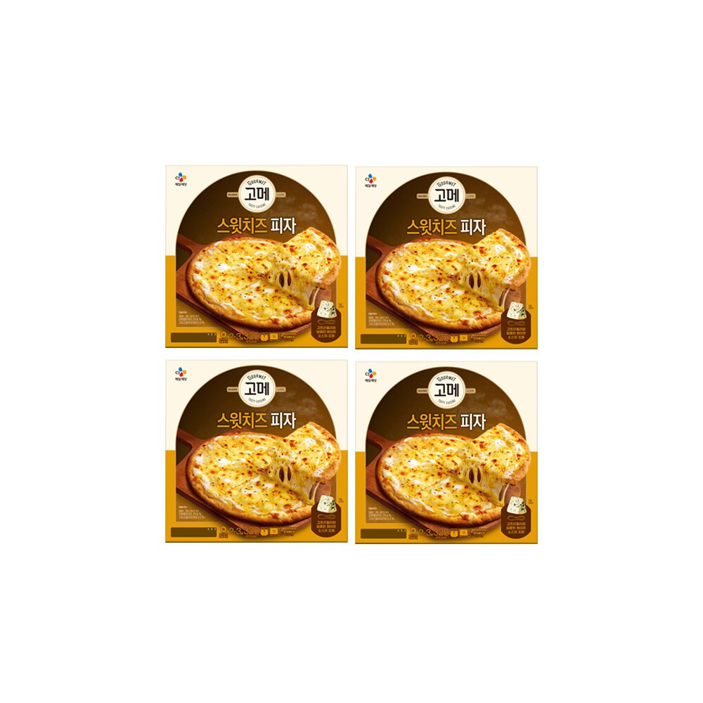 고메 스윗치즈 피자 325G x4개