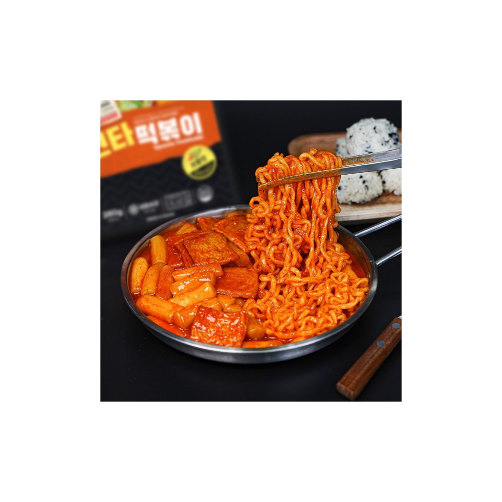 현타 떡볶이 보통맛 5분 즉석 밀키트 떡볶이 280g 5개입 전자레인지만으로 맛있고 간편하게 현타떡볶이