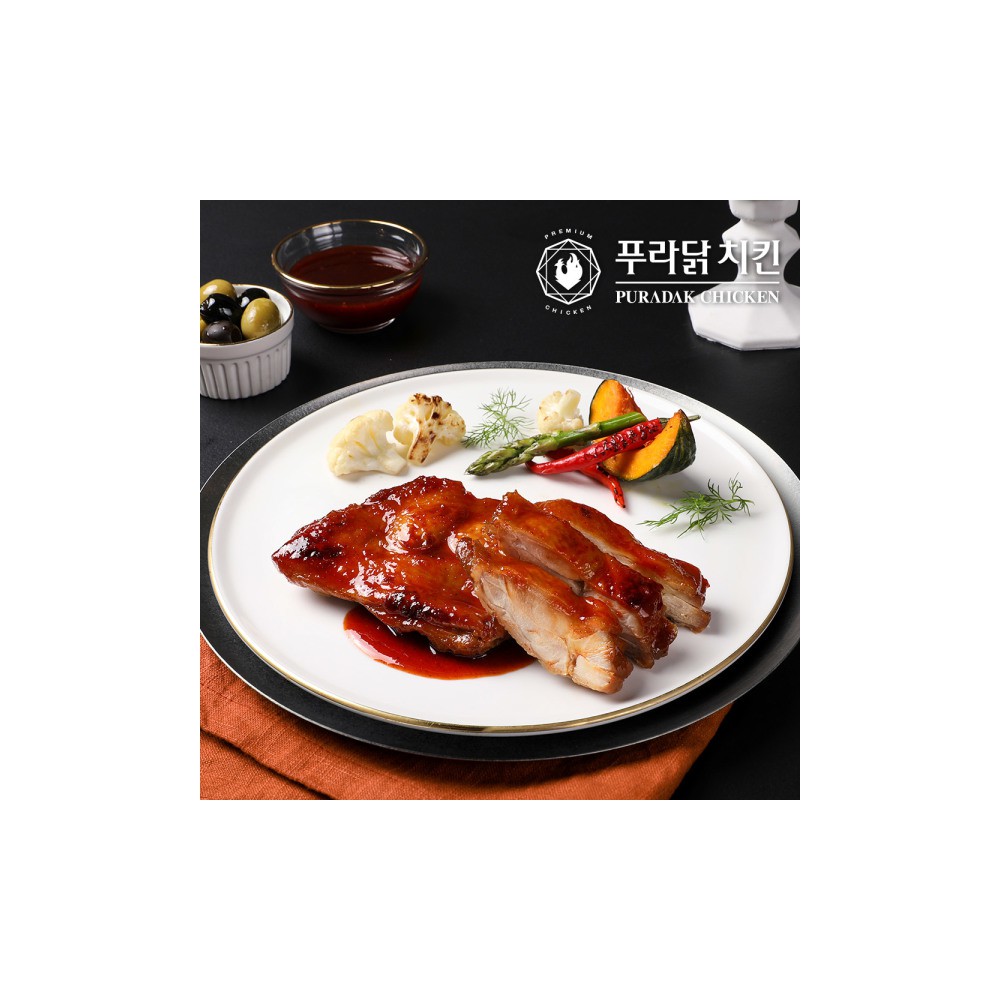 푸라닭 닭다리살 스테이크 130g 4종 5+5팩 골라담기 (2개 구매시 4% 추가할인)