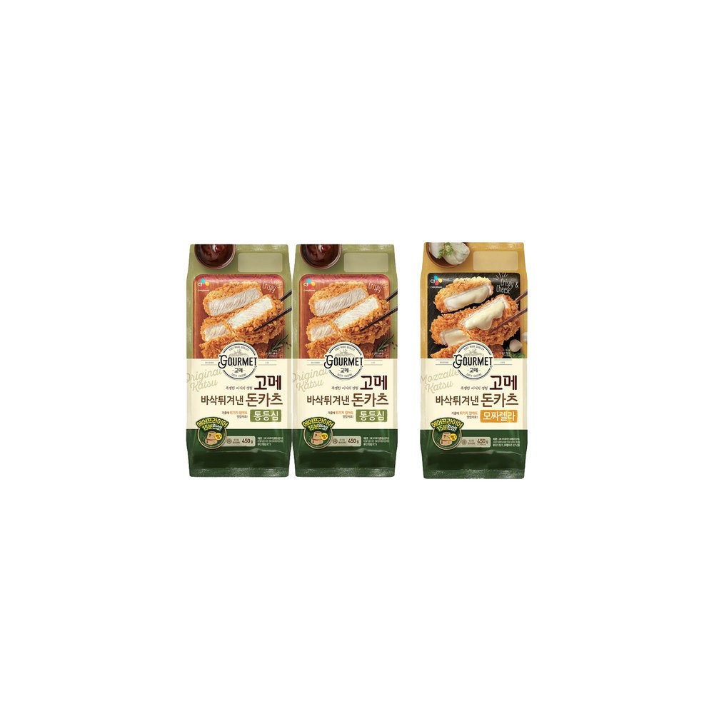 바삭튀겨낸 통등심돈카츠450gx2 + 모짜렐라돈카츠450g