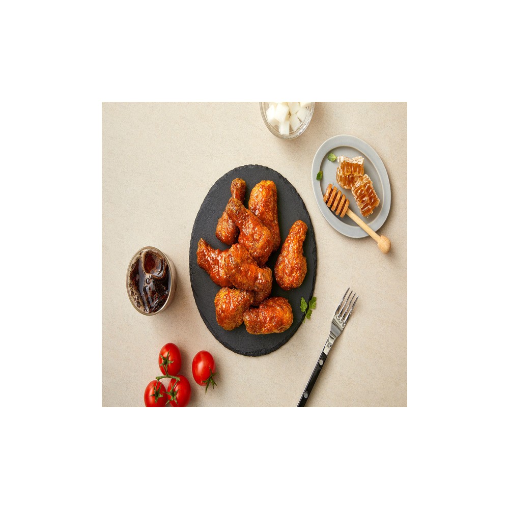 소바바치킨 양념 봉 3개