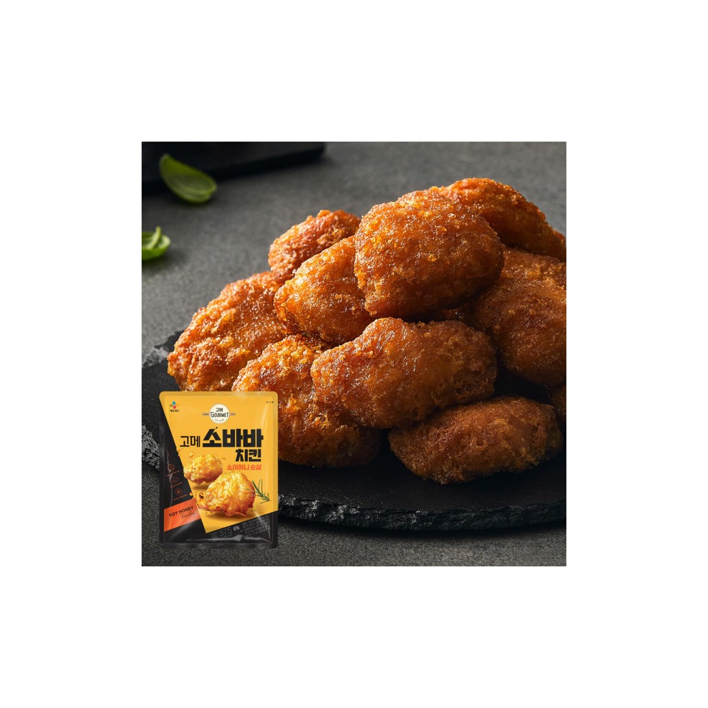 고메 소바바 치킨 소이허니 순살 375G x 3개