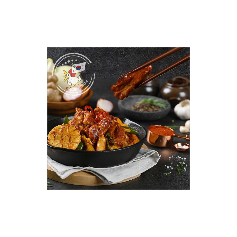 춘천 국민닭갈비 양념닭갈비 전통맛 1kg